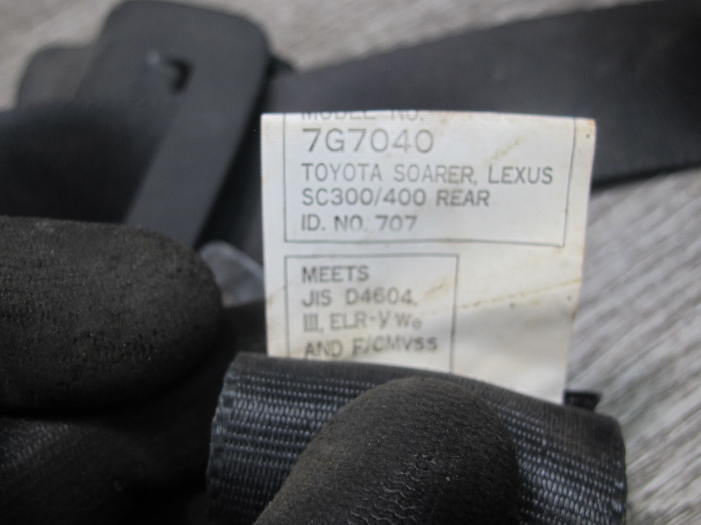 92-00 LEXUS SC300 SC400 REAR RIGHT & LEFT SIDE SEATBELT RETRACTOR SET OEM