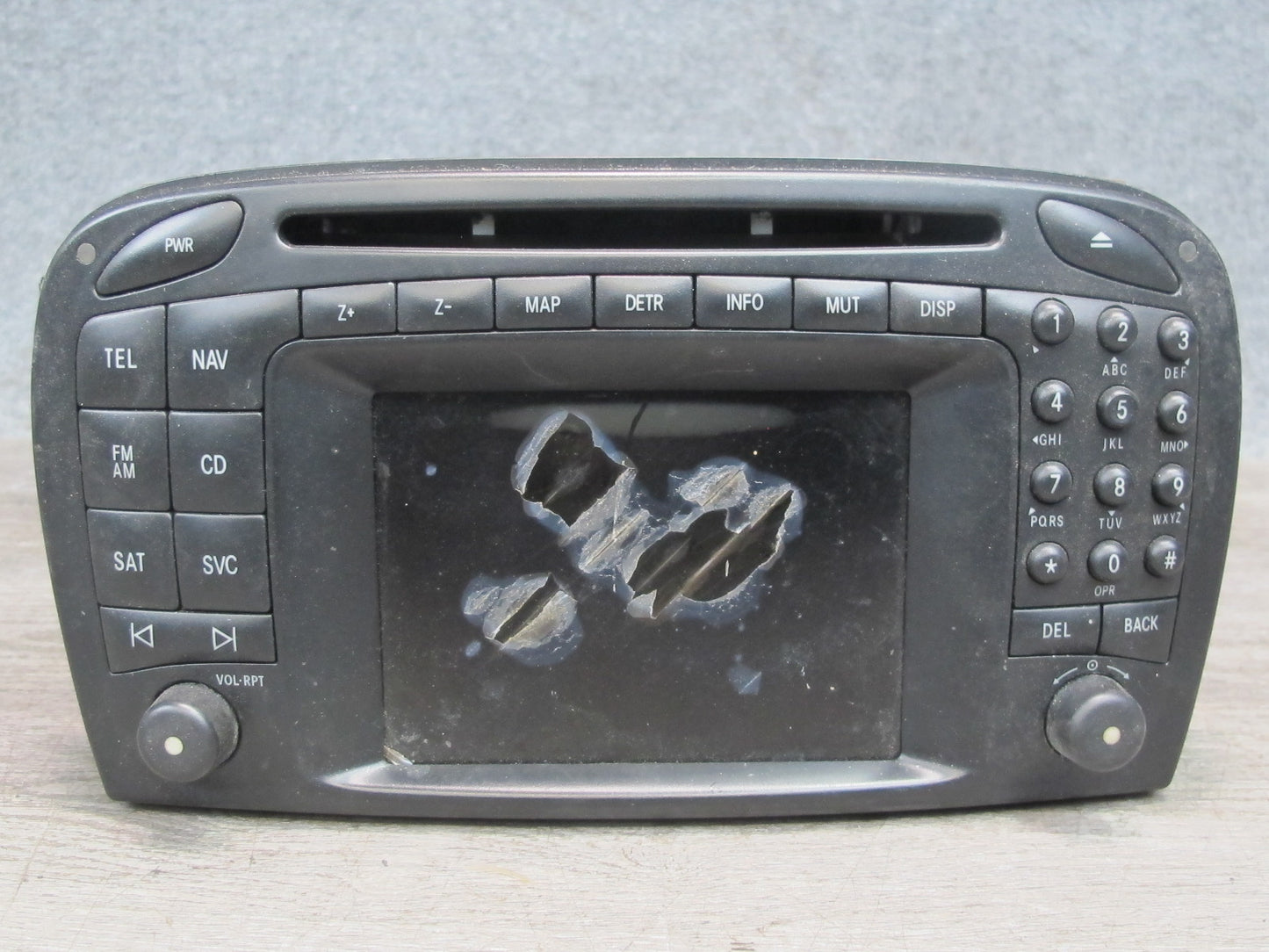 03-04 Mercedes R230 Sl-class GPS Navi Radio CD Player Receiver Head Unit OEM