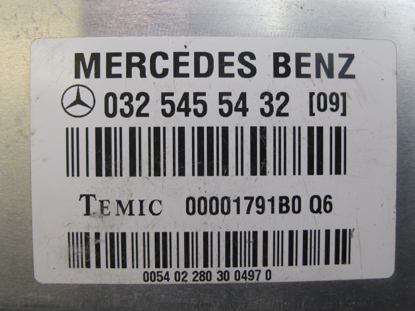 03-06 Mercedes R230 Sl-class ABC Suspension Control Module 0325455432 OEM