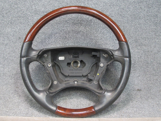 03-08 Mercedes R230 Sl-class Leather Wood Steering OEM