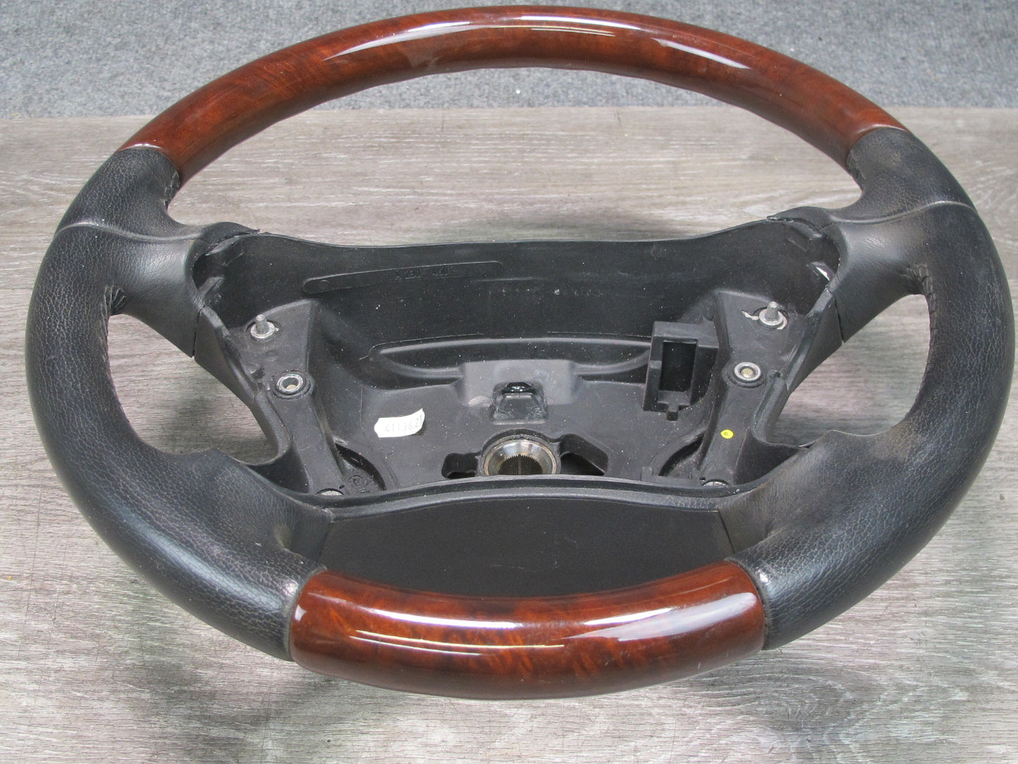 03-08 Mercedes R230 Sl-class Leather Wood Steering OEM