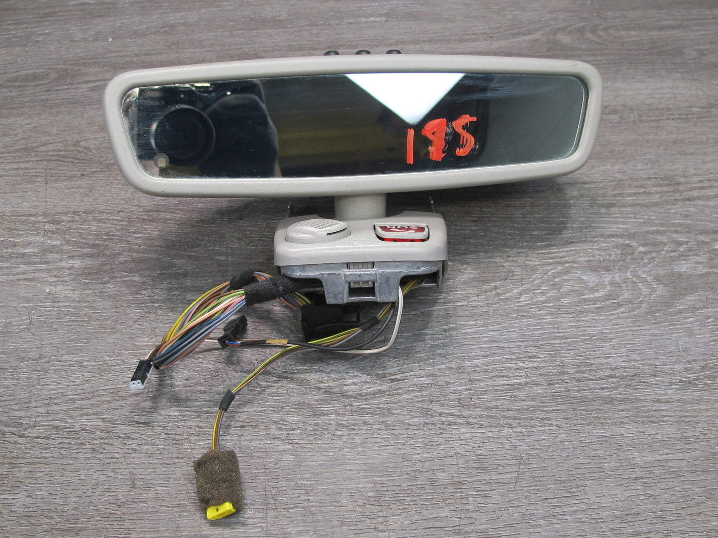 03-06 Mercedes R230 Auto Dimming Interior Rear View Mirror w Homelink OEM