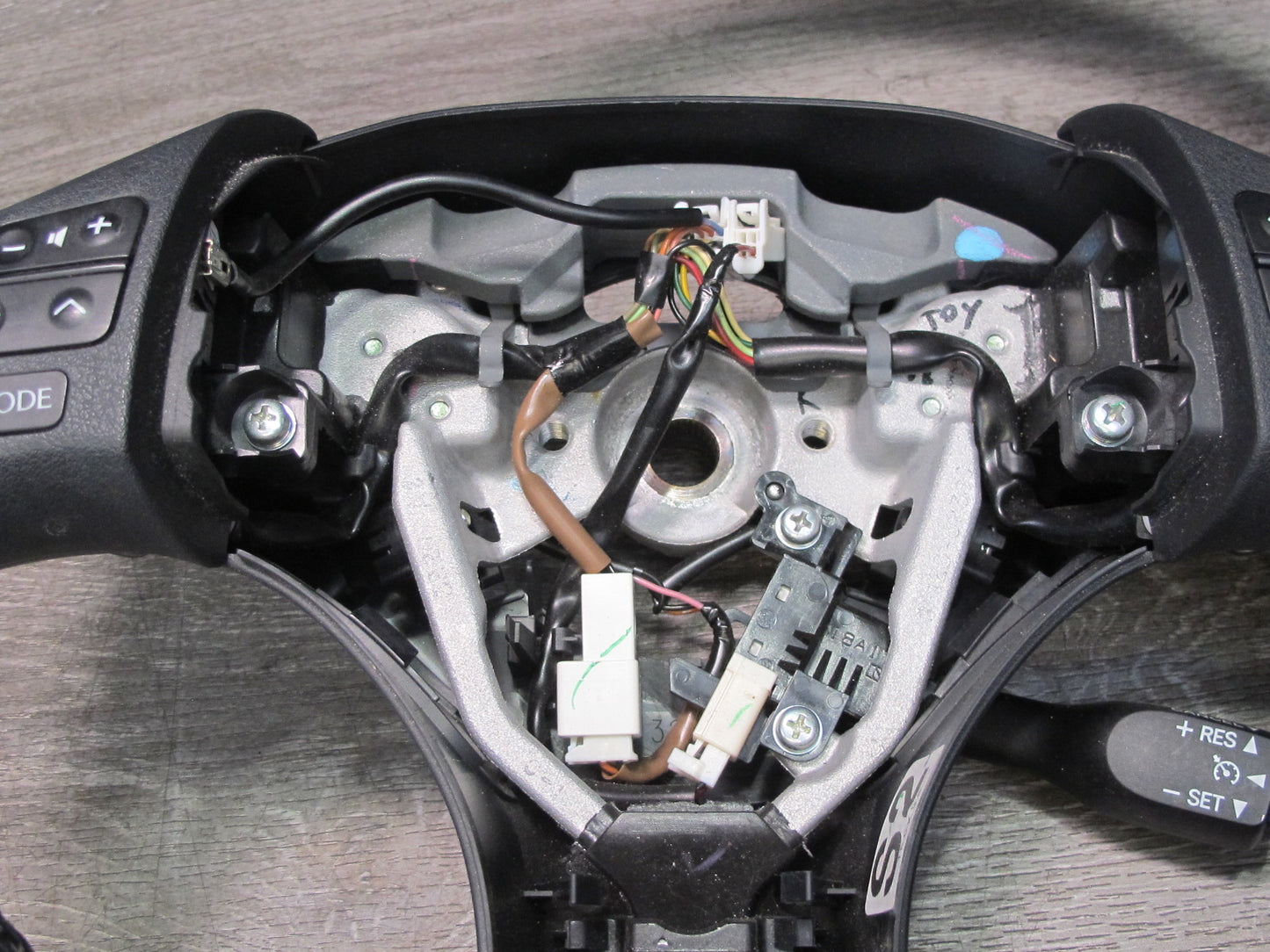 06-12 Lexus IS350 IS250 A/T Leather Steering w Switches & Paddles Black OEM