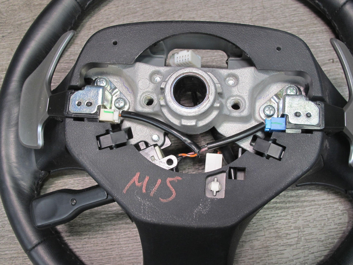 06-12 Lexus IS350 IS250 A/T Leather Steering w Switches & Paddles Black OEM