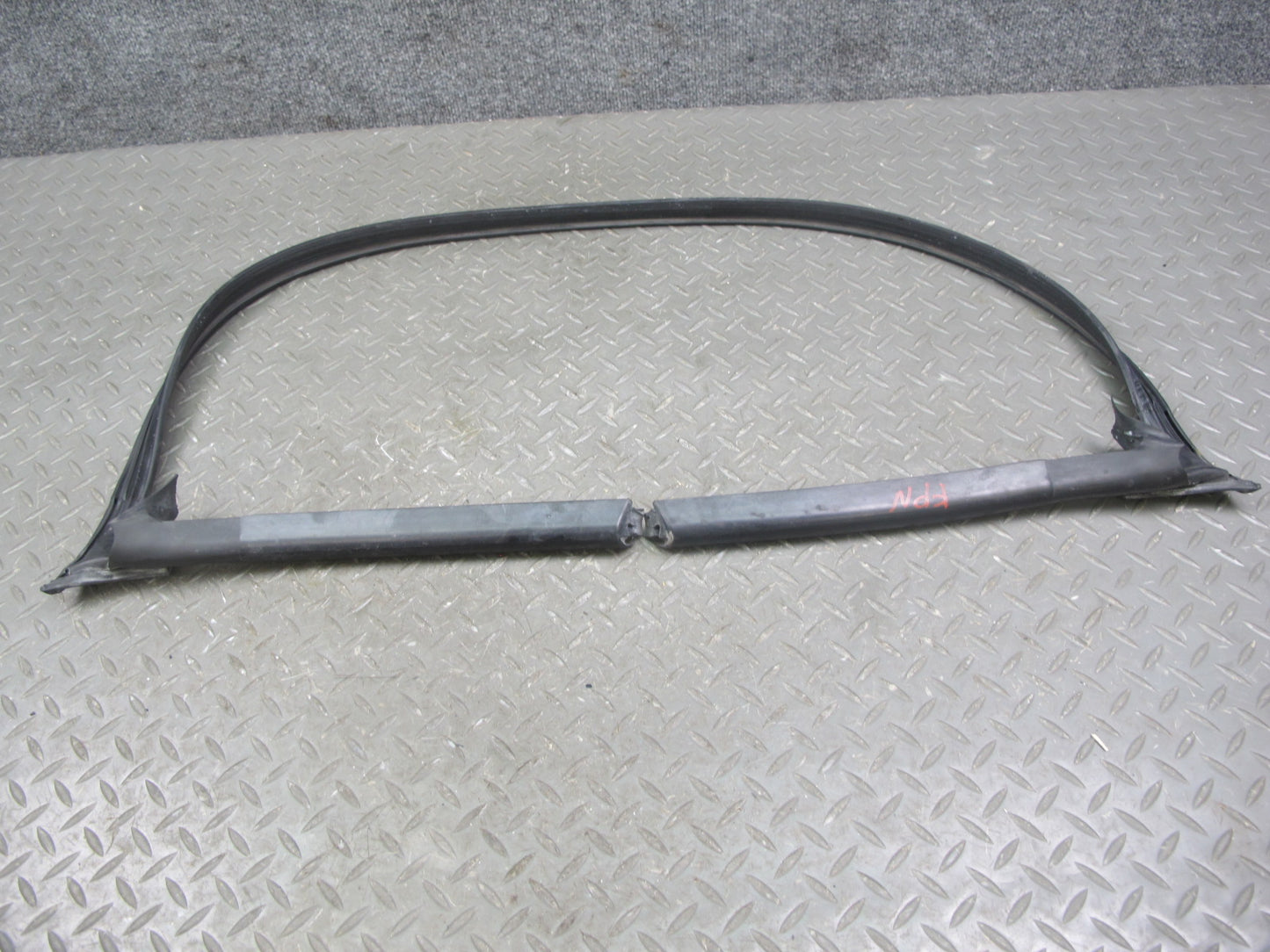 1999-2005 Porsche 911 996 Window Door TOP Roof Weatherstrip Rubber Seal Set