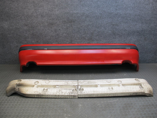 86-88 Mazda RX7 Rear Bumper Cover Dual Exhaust w Impact Foam Absorber OEM