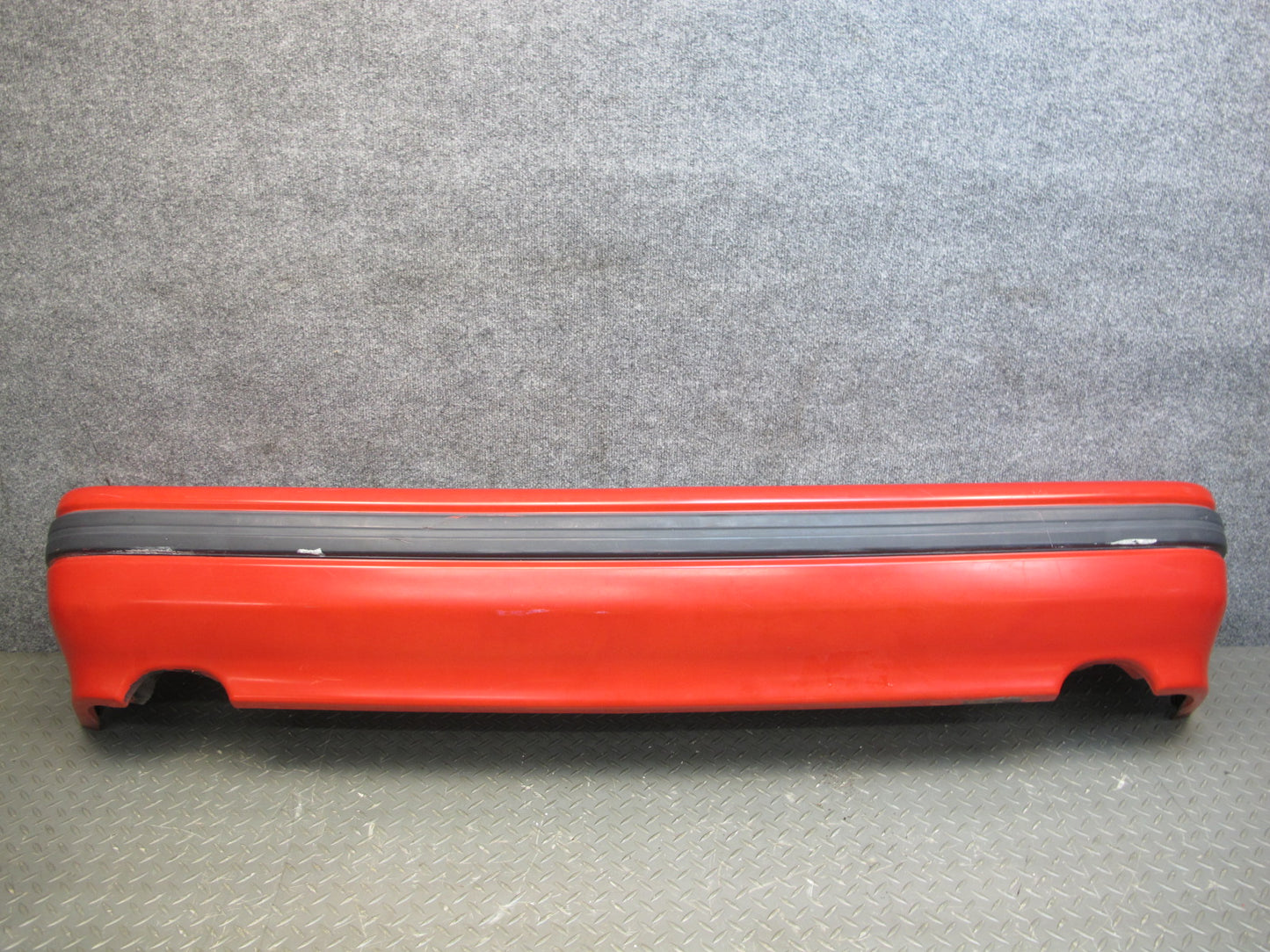 86-88 Mazda RX7 Rear Bumper Cover Dual Exhaust w Impact Foam Absorber OEM