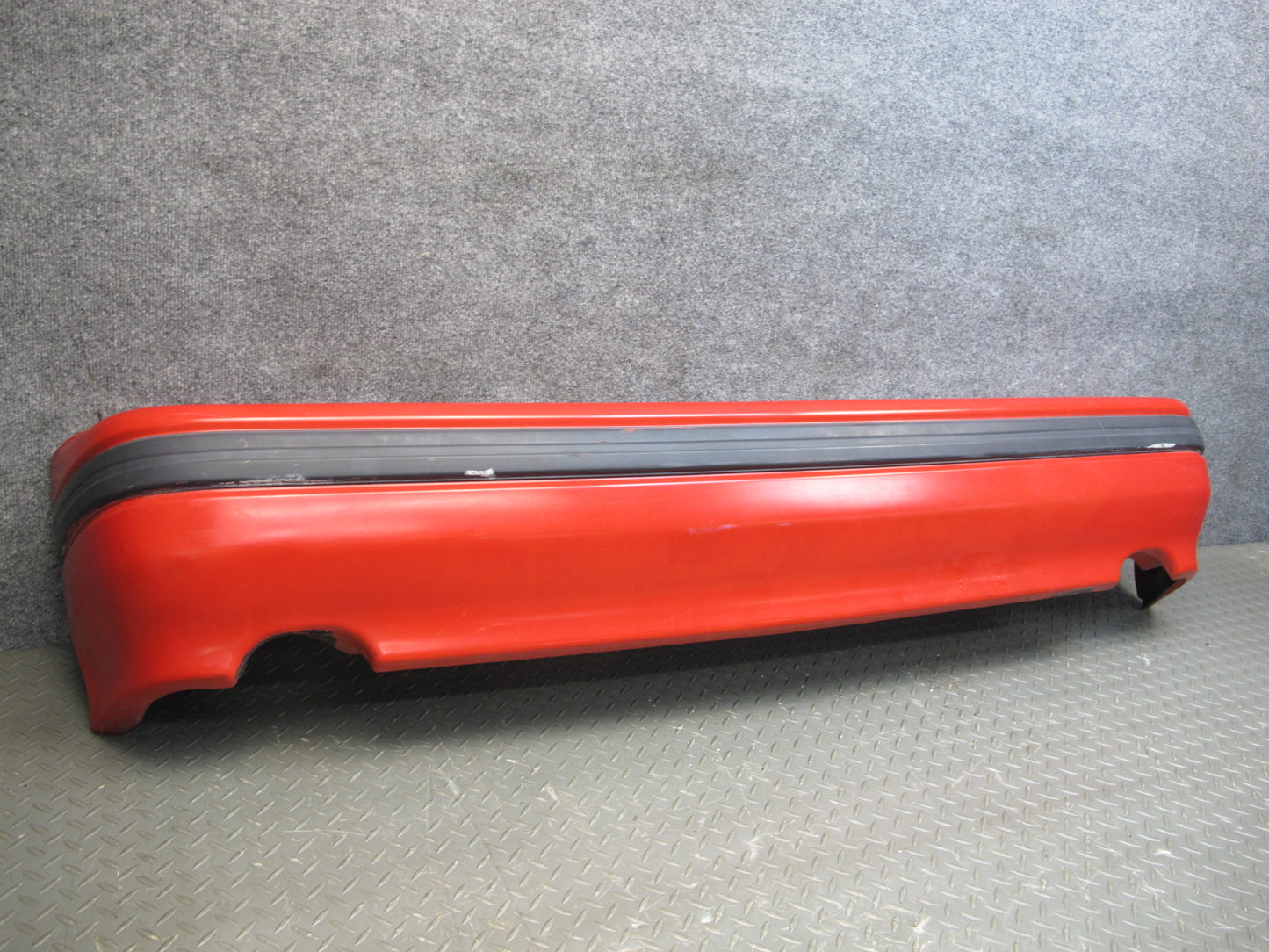 86-88 Mazda RX7 Rear Bumper Cover Dual Exhaust w Impact Foam Absorber OEM