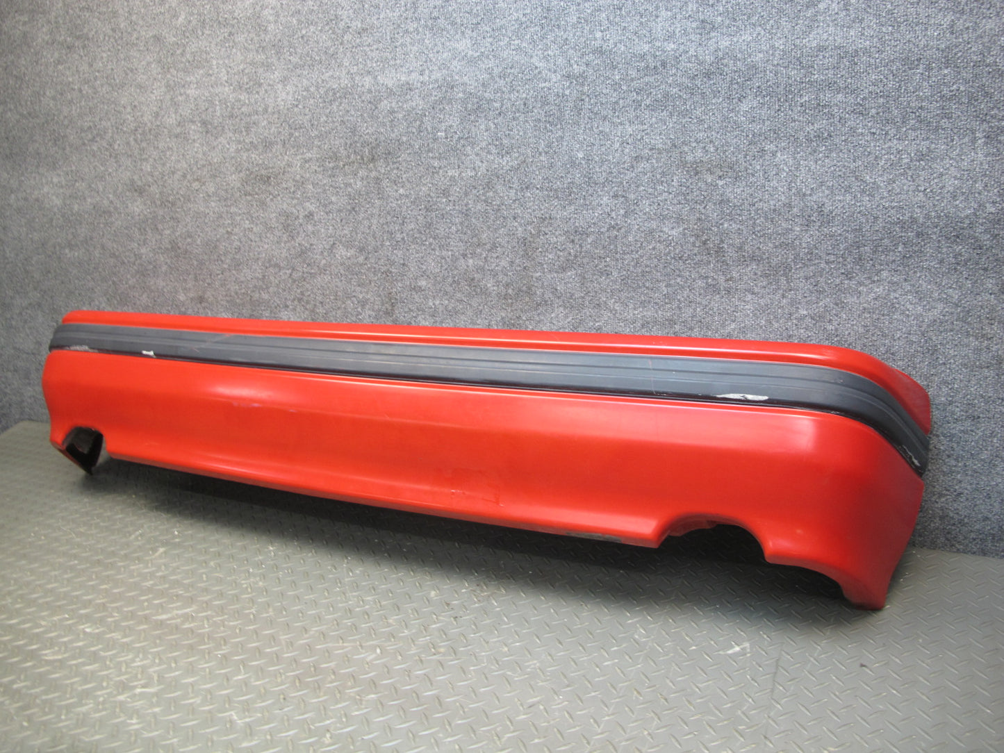 86-88 Mazda RX7 Rear Bumper Cover Dual Exhaust w Impact Foam Absorber OEM