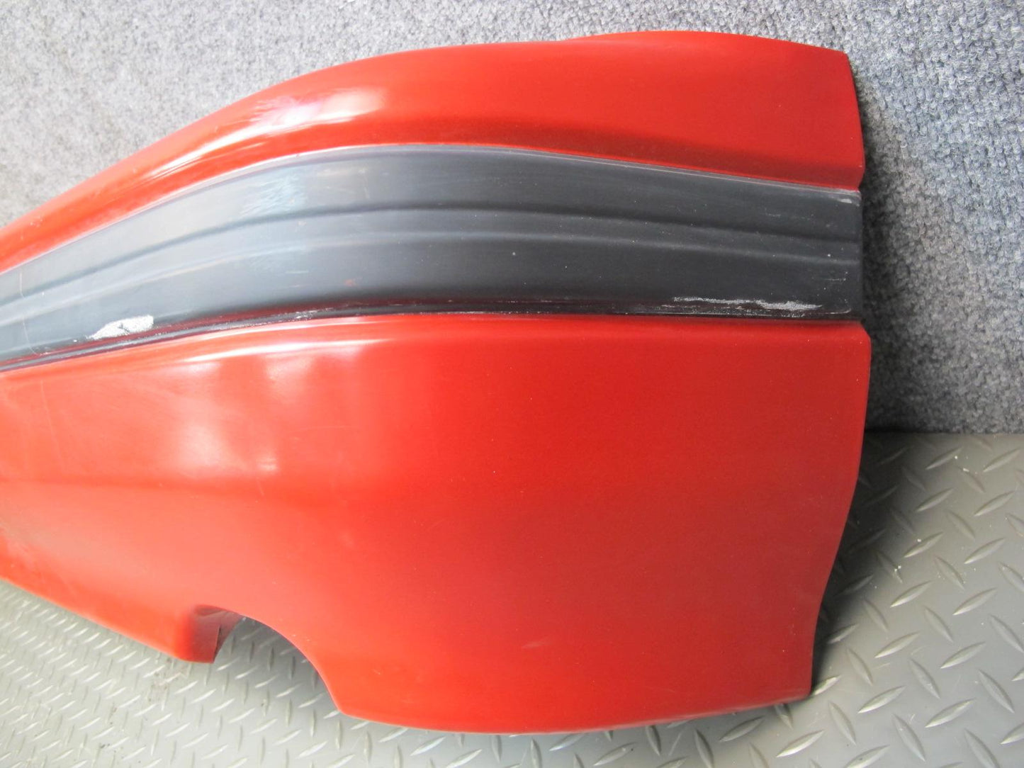 86-88 Mazda RX7 Rear Bumper Cover Dual Exhaust w Impact Foam Absorber OEM
