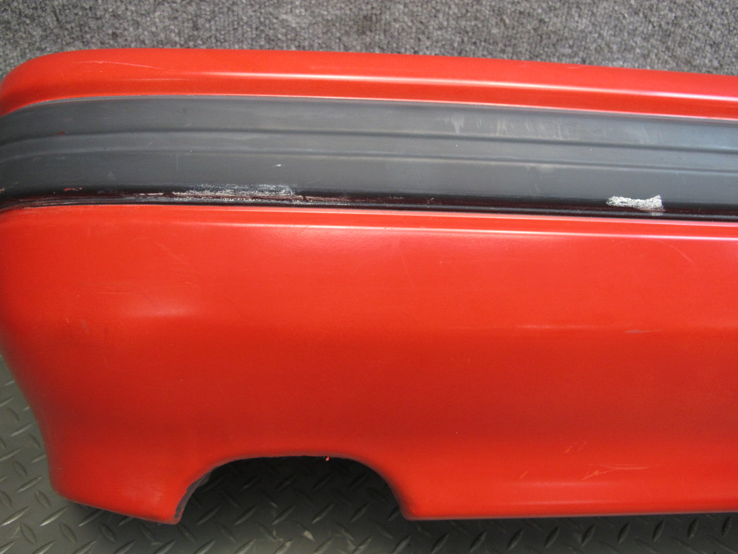 86-88 Mazda RX7 Rear Bumper Cover Dual Exhaust w Impact Foam Absorber OEM