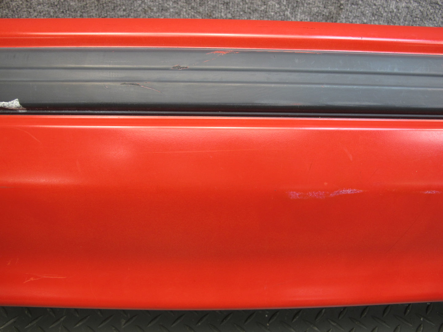 86-88 Mazda RX7 Rear Bumper Cover Dual Exhaust w Impact Foam Absorber OEM