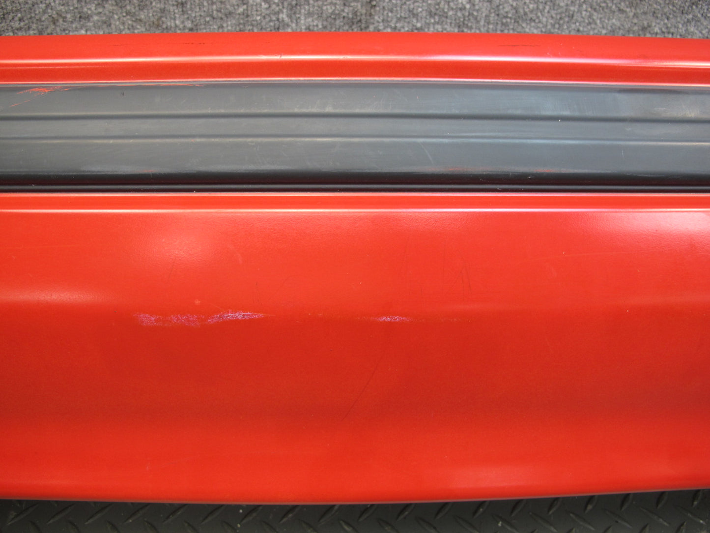 86-88 Mazda RX7 Rear Bumper Cover Dual Exhaust w Impact Foam Absorber OEM