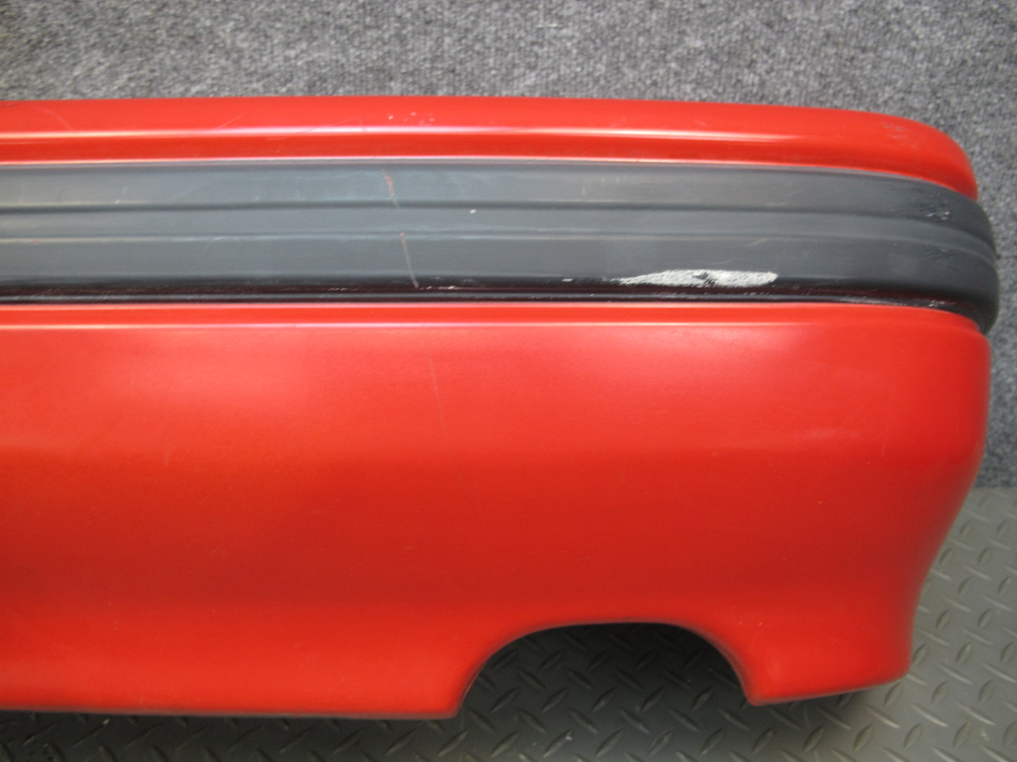 86-88 Mazda RX7 Rear Bumper Cover Dual Exhaust w Impact Foam Absorber OEM
