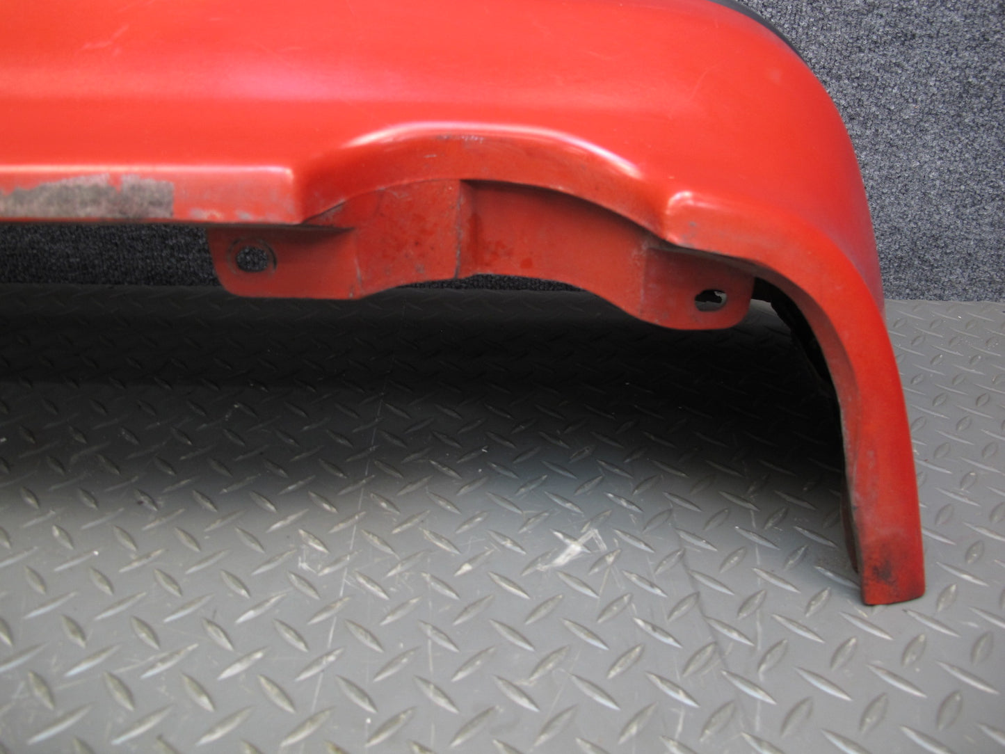 86-88 Mazda RX7 Rear Bumper Cover Dual Exhaust w Impact Foam Absorber OEM