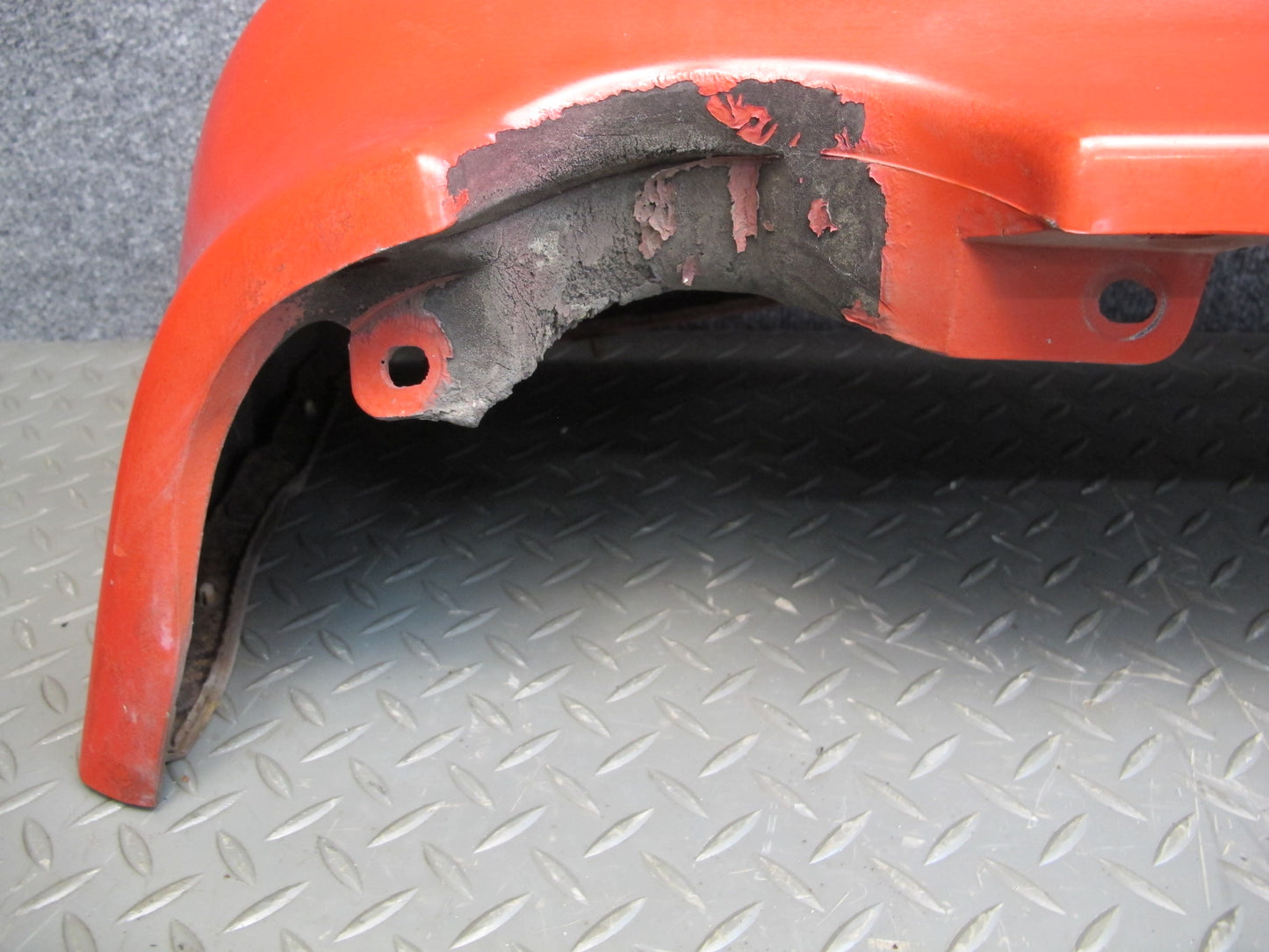 86-88 Mazda RX7 Rear Bumper Cover Dual Exhaust w Impact Foam Absorber OEM