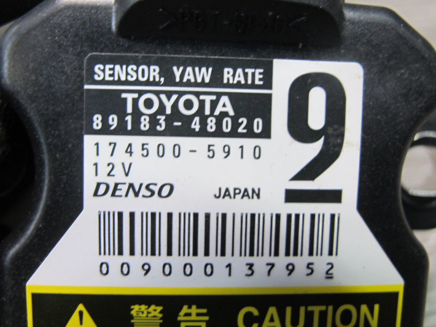 10-15 Lexus IS350 IS250 YAW Turn Rate Acceleration Speed Sensor OEM