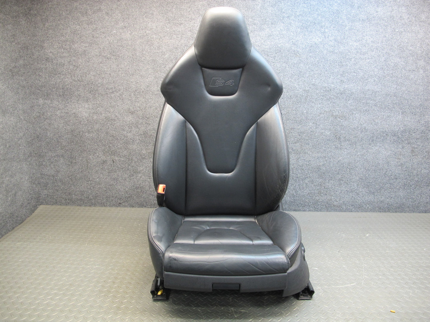 09-12 Audi B8 S4 Front & Rear Left & Right Leather Sport Seat Set Black OEM