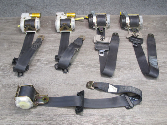 01-06 LEXUS LS430 FRONT & REAR RIGHT CENTER LEFT SIDE SEATBELT RETRACTOR SET OEM