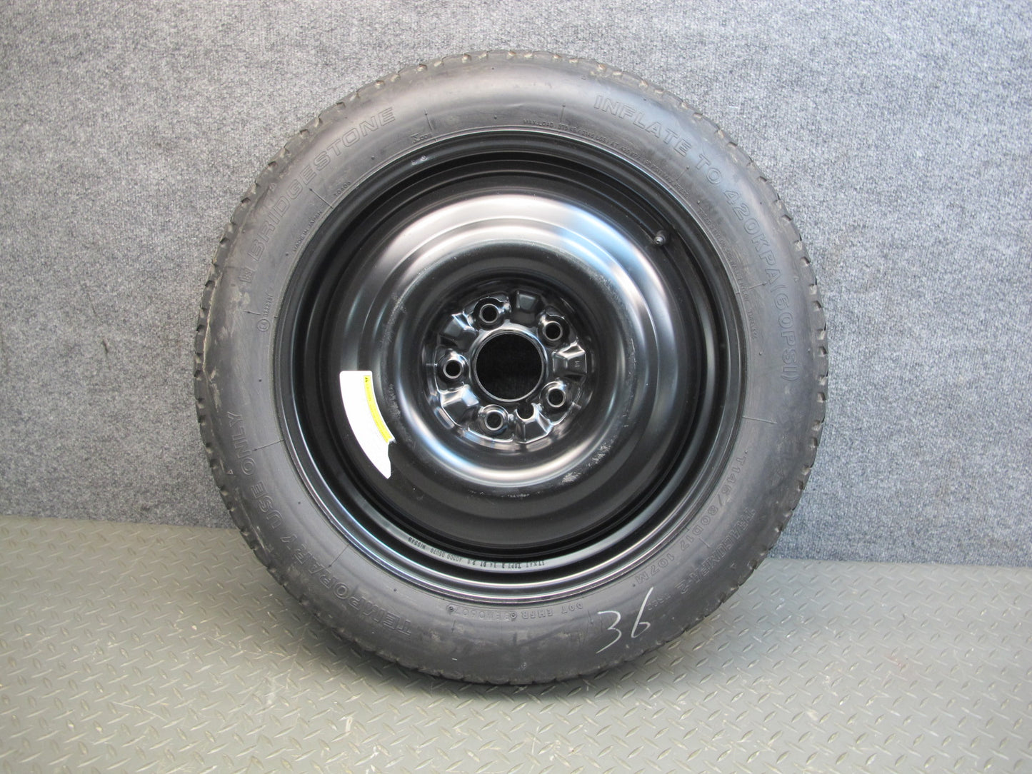 03-08 Nissan 350Z Coupe Spare Tire R17 17" Wheel 17x4JJ 245/80 107M OEM