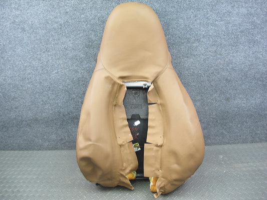 99-05 Porsche 911 996 Convertible Front Right Side Seat Backrest Cover Brown