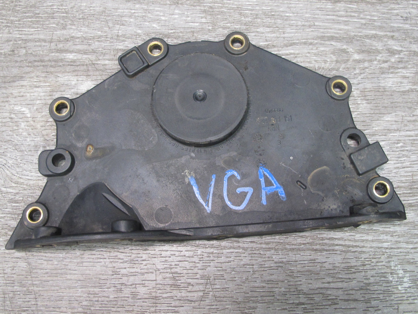 2008 VW Golf MK5 R32 VR6 Cbra Engine Crankshaft Front Seal Retainer Cover OEM