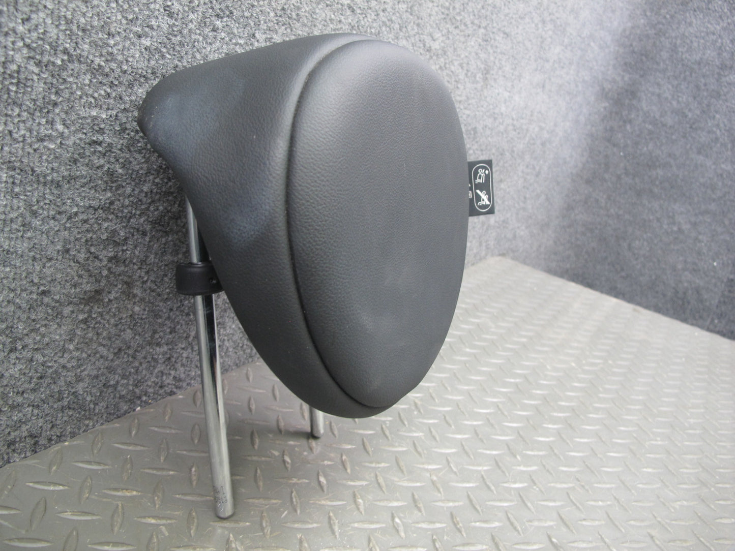 11-13 Mini Cooper R55 R56 Set of 2 Rear Seat Imitation Leather Headrest OEM