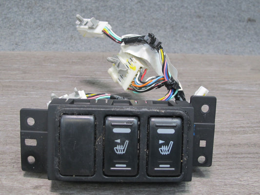06-08 Nissan 350Z Z33 Center Console Heated Seat Switch Panel w Wiring OEM