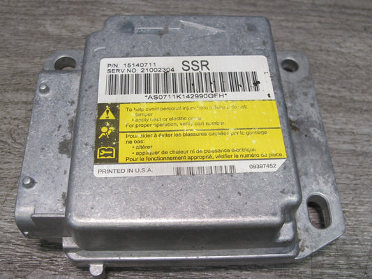 03-06 CHEVROLET SSR AIRBAG SRS CONTROL MODULE UNIT 15140711 OEM