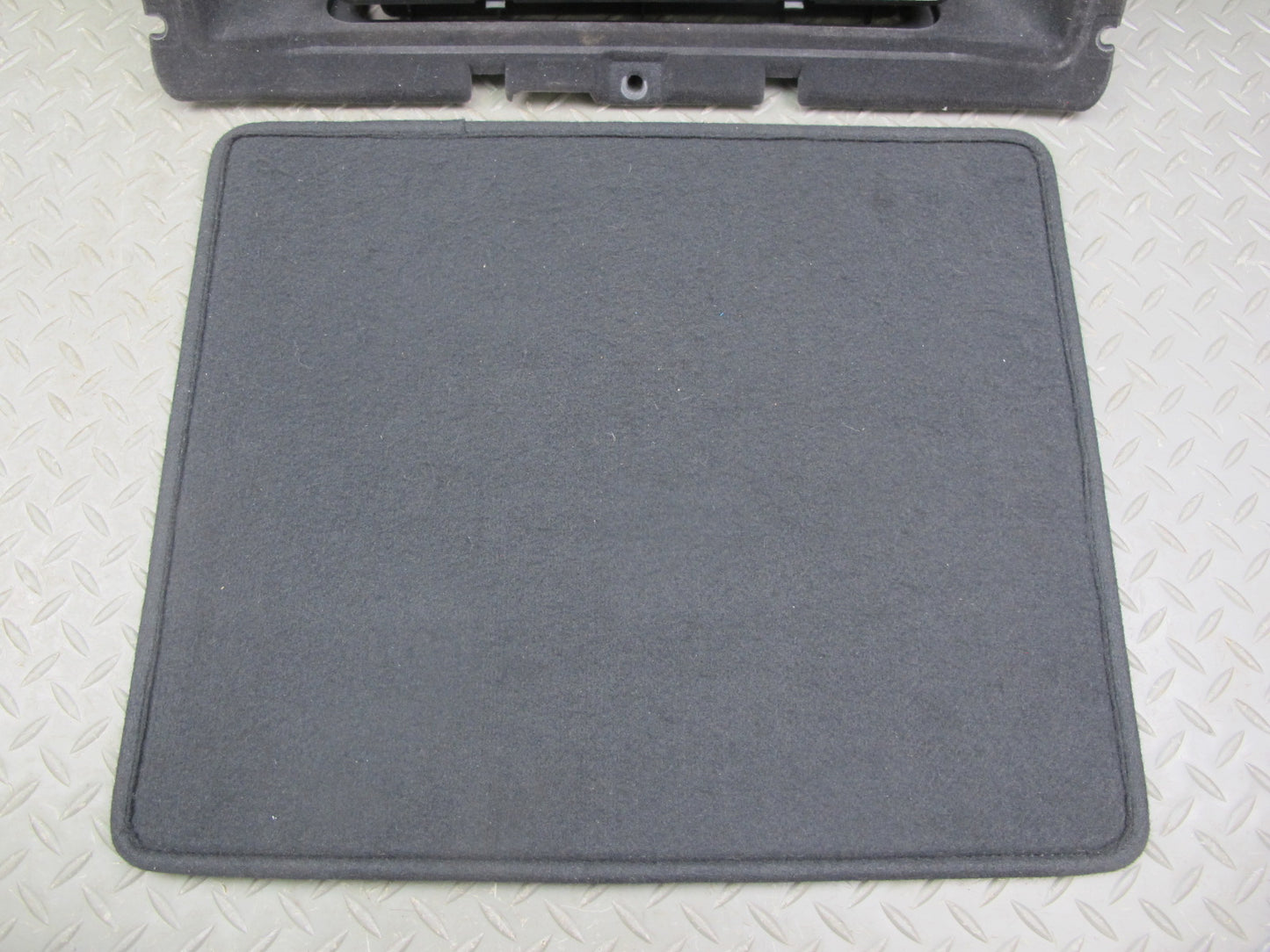 03-08 Nissan 350Z Z33 Coupe Rear Storage Compartment w Door Lid Gray OEM