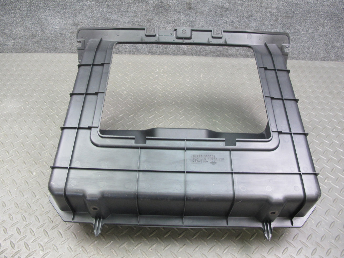 03-08 Nissan 350Z Z33 Coupe Rear Storage Compartment w Door Lid Gray OEM