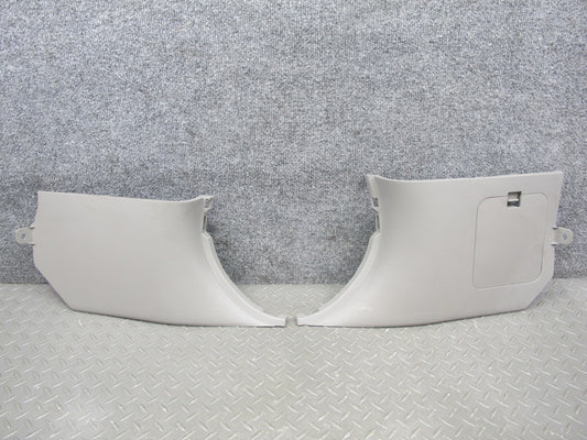 03-09 Nissan 350Z Z33 Set of 2 Front Left & Right Kick Trim Cover Gray OEM