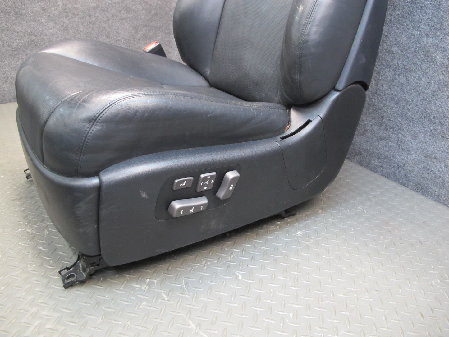 01-03 Lexus UCF30L LS430 Front & Rear Leather Climate Power Seat Set Black OEM