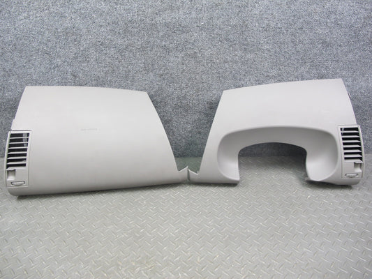 07-08 Nissan 350Z Coupe Set of 2 Dash Left & Right Upper Trim Panel Gray OEM