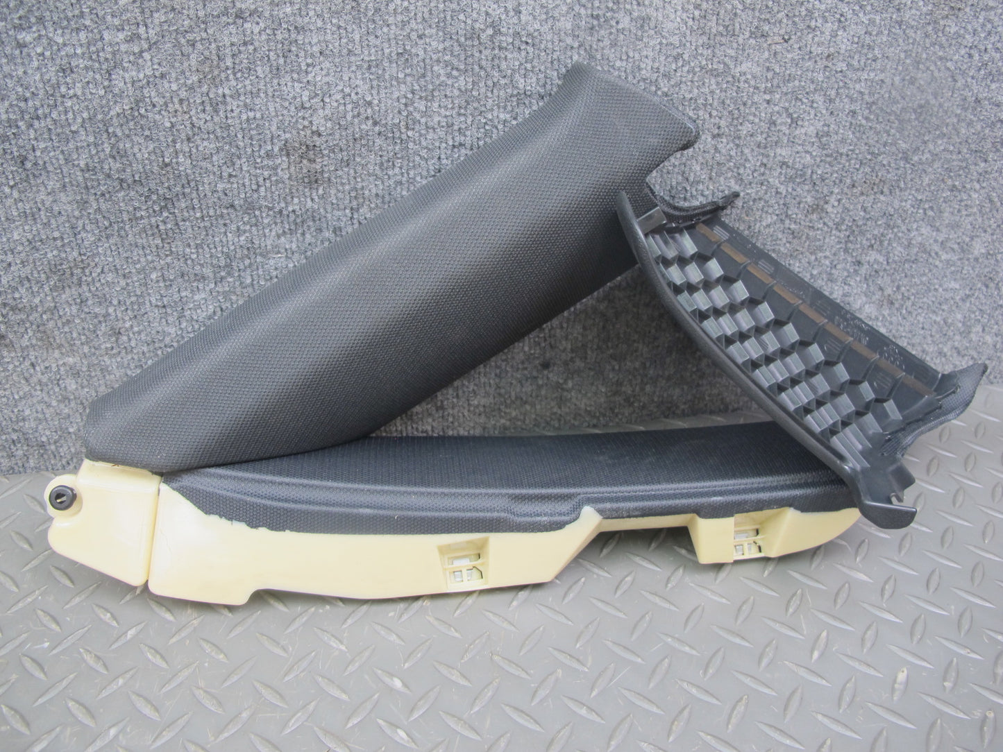 09-16 Audi B8 S4 A4 Rear Upper Left Right Interior C Pillar Trim Cover Set OEM