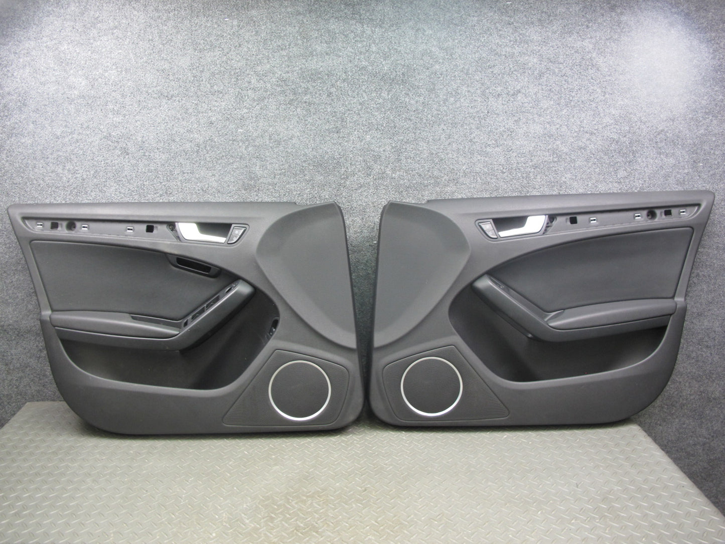 09-12 Audi B8 S4 A4 Set of 2 Front Left & Right Door Interior Trim Panel OEM