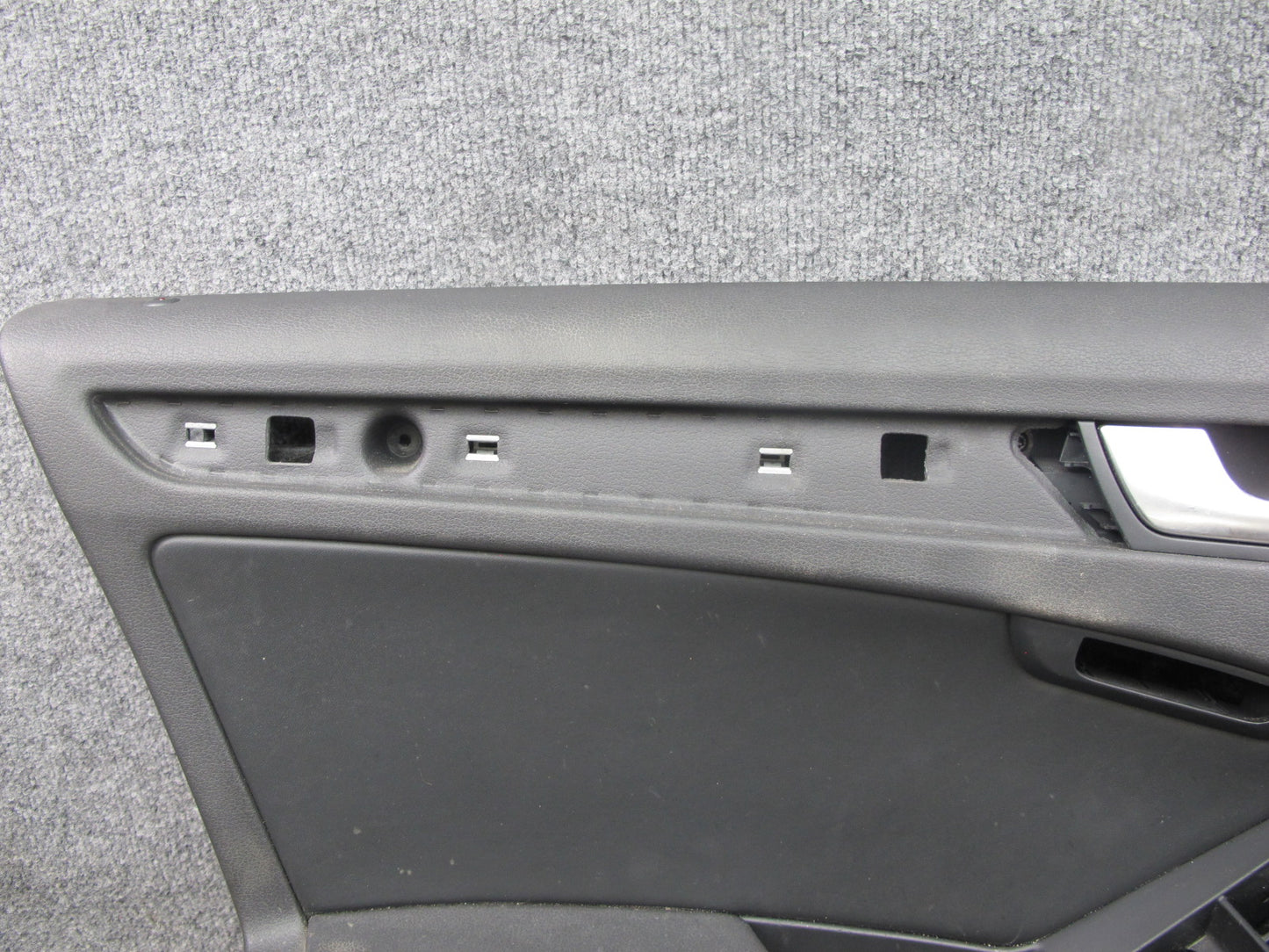 09-12 Audi B8 S4 A4 Set of 2 Front Left & Right Door Interior Trim Panel OEM