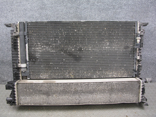 10-12 Audi S4 S5 3.0L AT Engine Cooling Radiator A/C Condenser Intercooler OEM