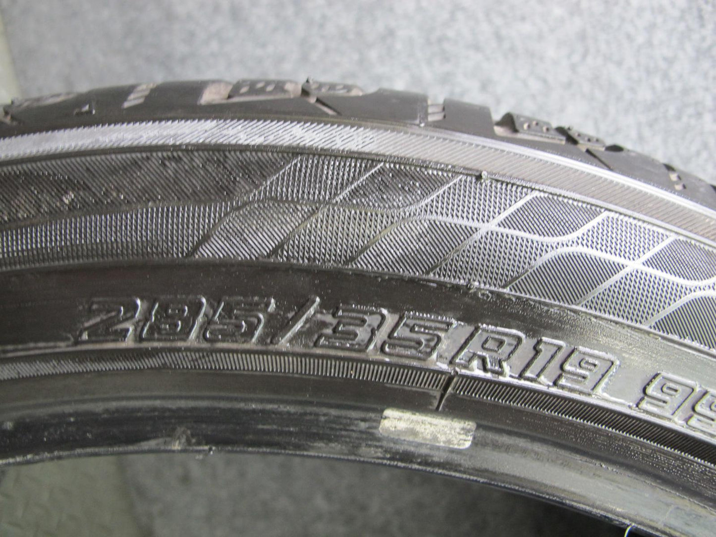 Yokohama Advan Sport A/s+ Tire 285/35 R19 99Y 3221 6/32 Tread