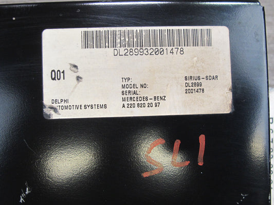 03-08 Mercedes R230 Sl-class Sirius Satellite Radio Receiver Module Unit OEM