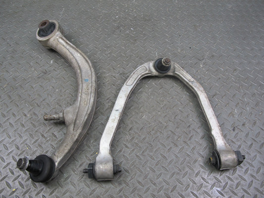 03-09 Nissan 350Z Z33 Set of 2 Front Left Upper & Lower Control Arm OEM