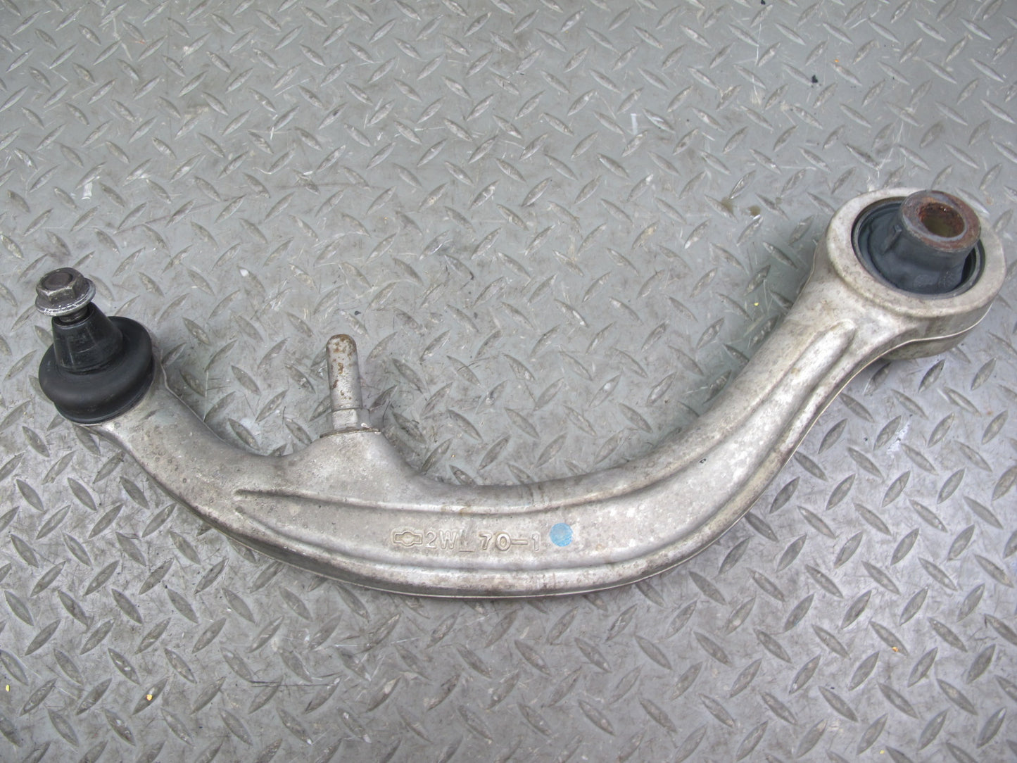 03-09 Nissan 350Z Z33 Set of 2 Front Left Upper & Lower Control Arm OEM