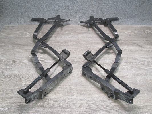 03-06 Mercedes R230 Set of 2 Rear Trunk Lid Left & Right Hinge w Support OEM