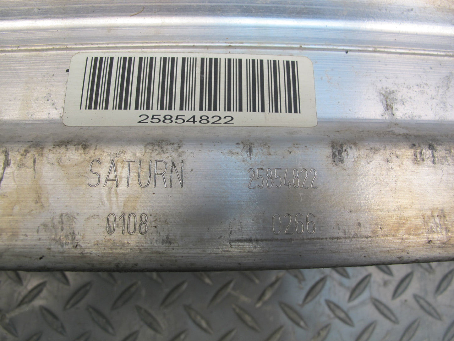 07-10 Saturn SKY Front Bumper Impact Reinforcement Bar 25854822 OEM