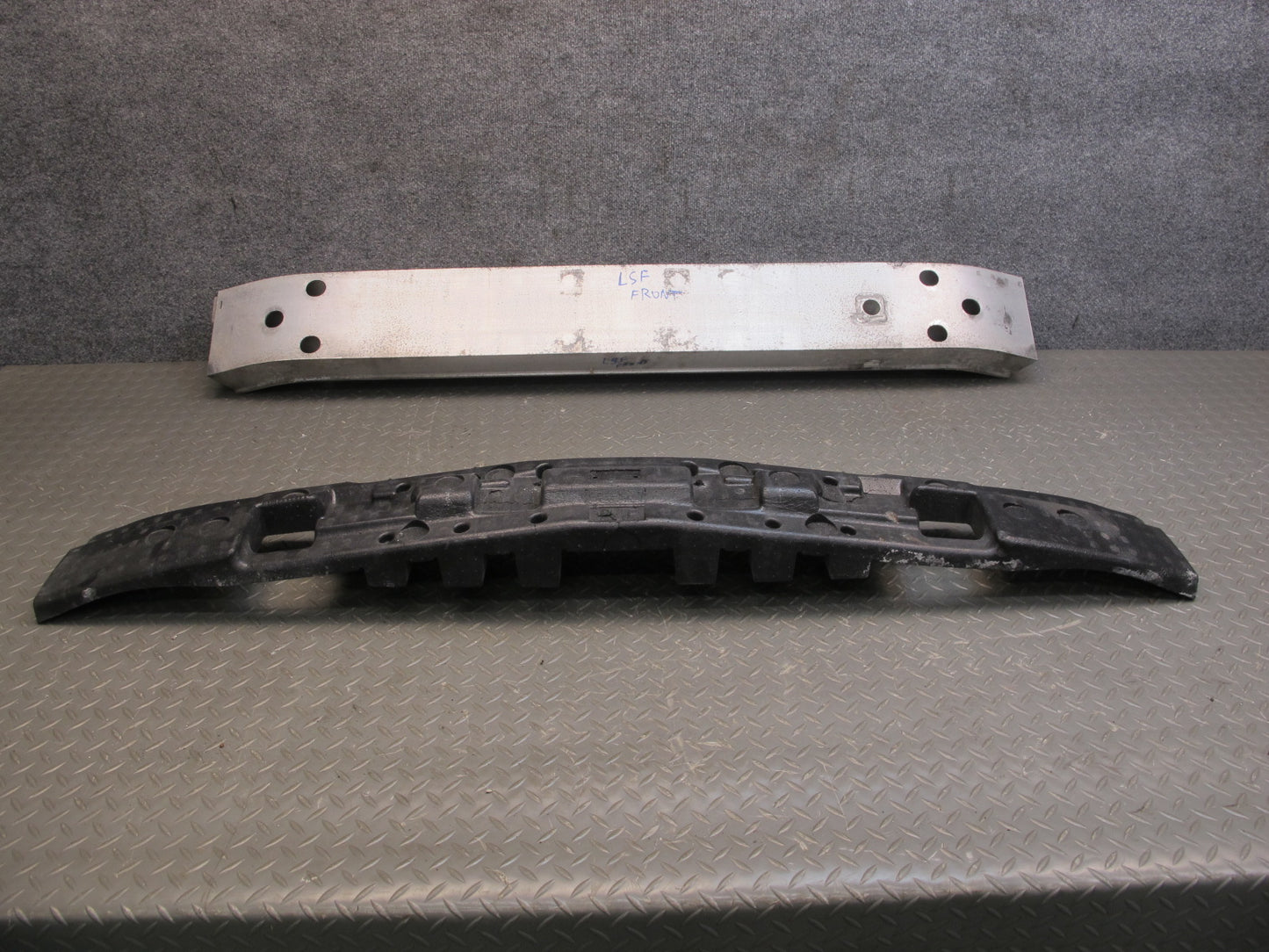 08-09 Lexus LS600hL LS460 Front Bumper Impact Reinforcement Bar w Foam OEM