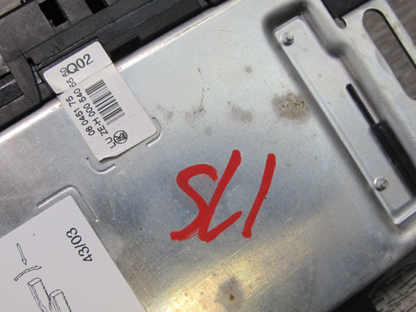 03-12 Mercedes R230 Sl-class Rear SAM Fuse Relay Box Module 0345456232 OEM