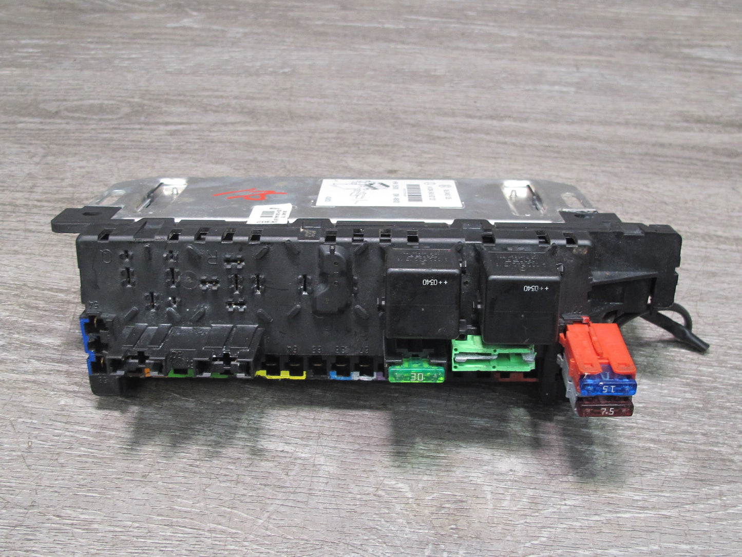 03-12 Mercedes R230 Sl-class Rear SAM Fuse Relay Box Module 0345456232 OEM