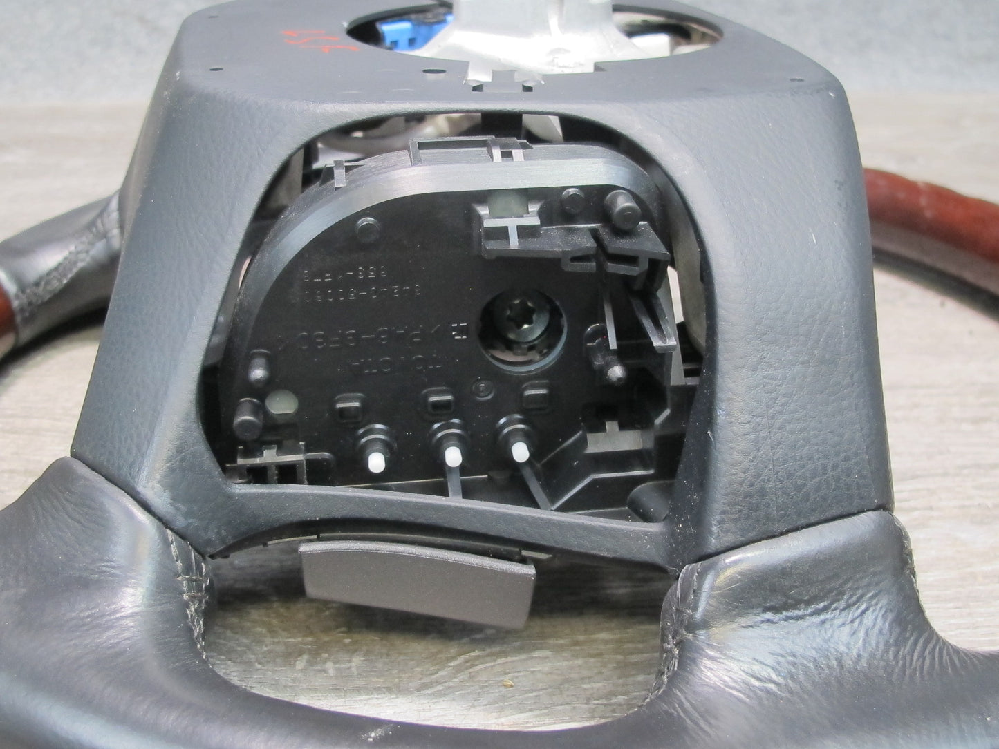 07-09 Lexus UVF46 LS600h LS460 Heated Leather Wood Steering w Controls OEM
