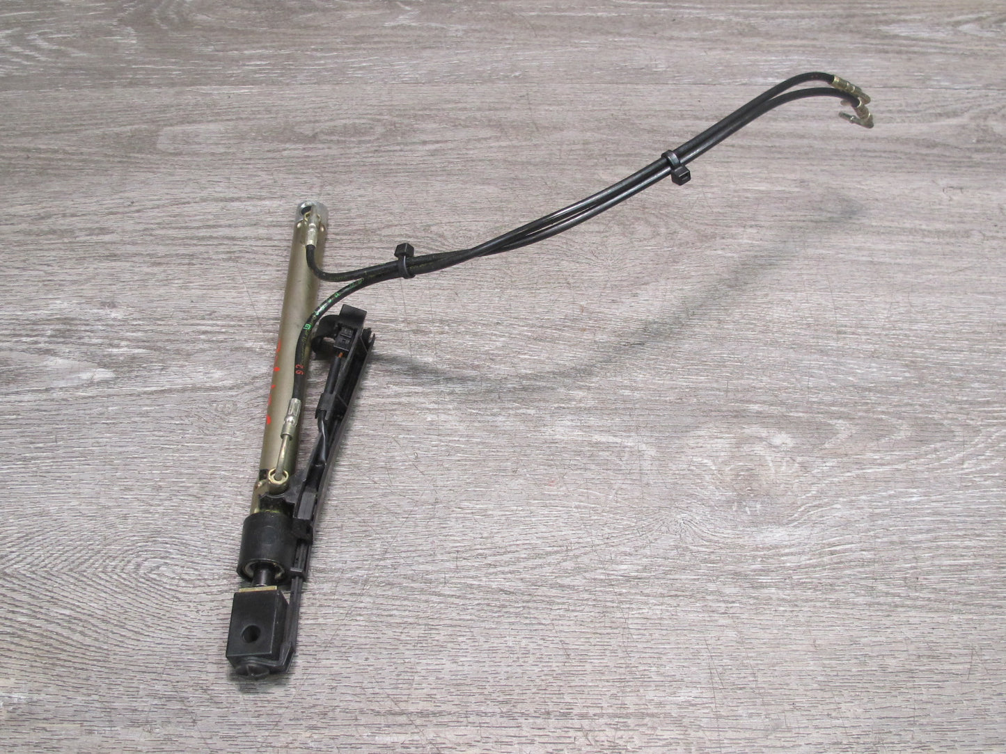 03-12 Mercedes R230 SL Convertible Rear Left Trunk Lift Cylinder w Cable OEM