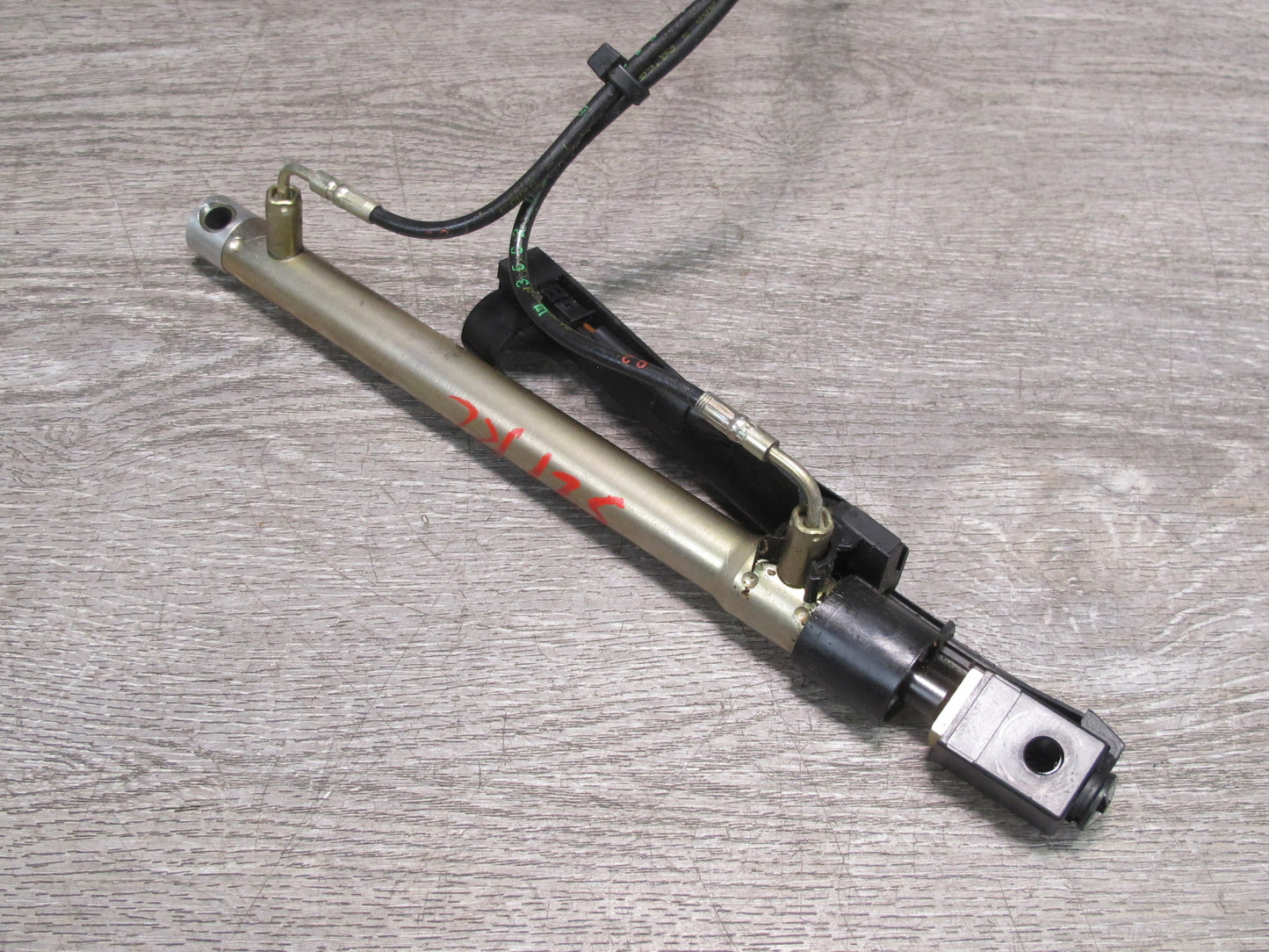 03-12 Mercedes R230 SL Convertible Rear Left Trunk Lift Cylinder w Cable OEM